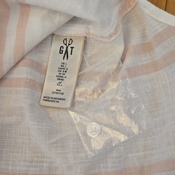 Goodthreads Women’s Oversized Lightweight Cotton Short Sleeve Shirt Size LARGE - Picture 6 of 9